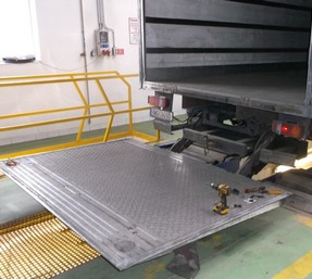 Plošina hydraulického čela - servis