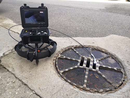Kamerový monitoring potrubí
